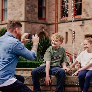 Family at Belfast Castle