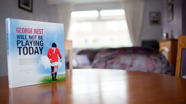 Interior of George Best's childhood home in East Belfast.