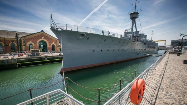 Image of HMS Caroline.