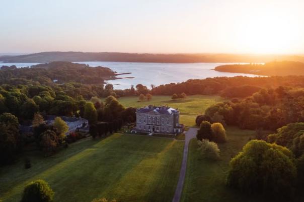 Sunrise over Castle Ward in Spring