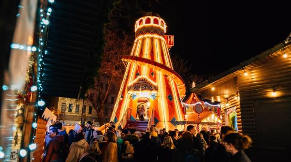 Helter Skelter at the Belfast Christmas Market