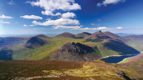 The Mourne Mountains.