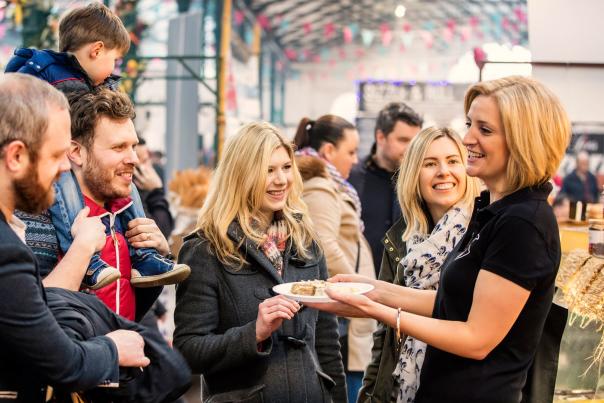 Food tasting at St George's Market